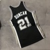 Camiseta Hombre NBA San Antonio Spurs DUNCAN 21 Retro 2001-02 Mitchellness Negro Swingman